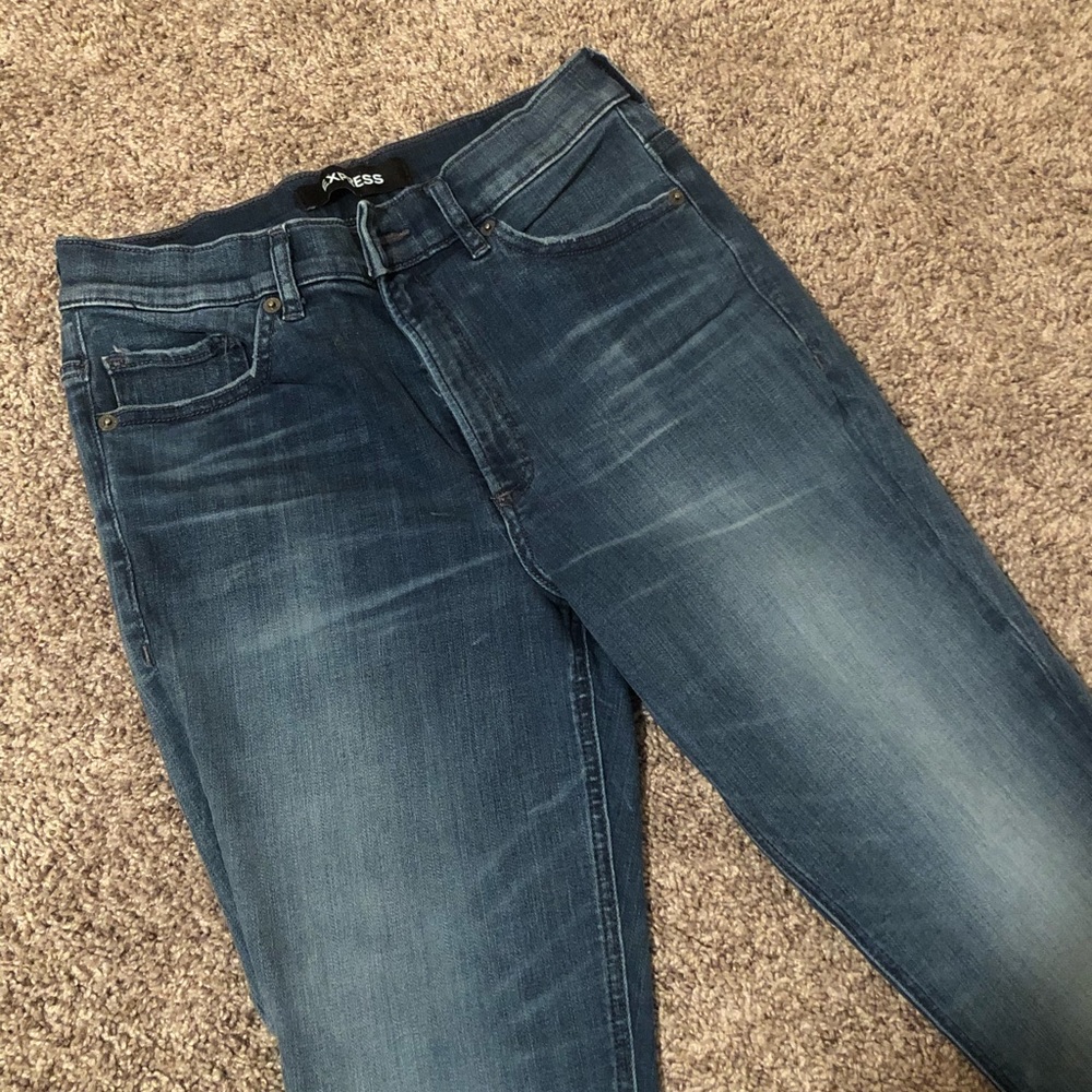 Express high waist jeans